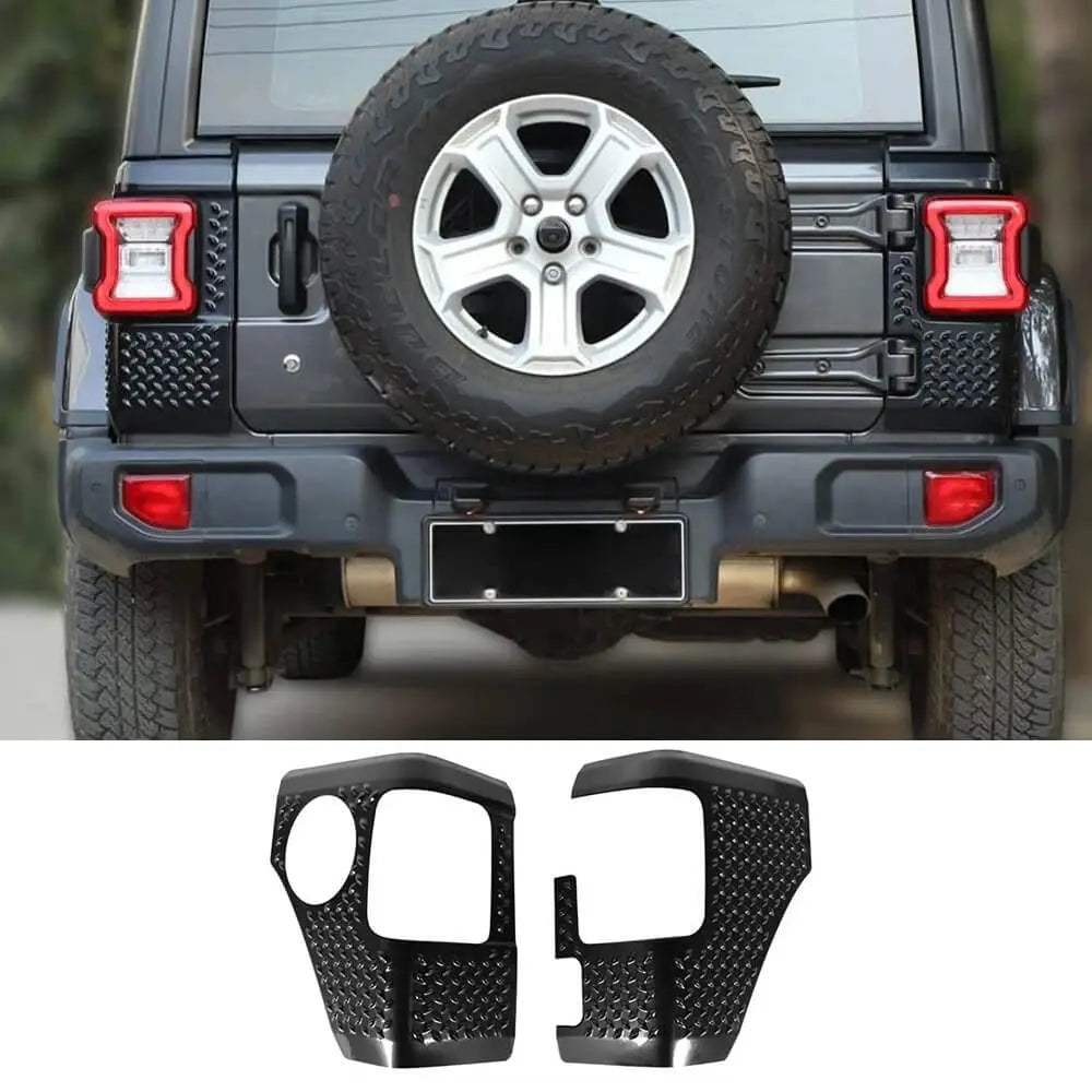 For 2018+ Jeep Wrangler JL JLU Rear Taillight Body Armor Corner Guards