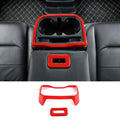 For 2018+ Jeep Wrangler JL JLU Rear Water Cup Holder Decor Cover Seat Armrest Trim