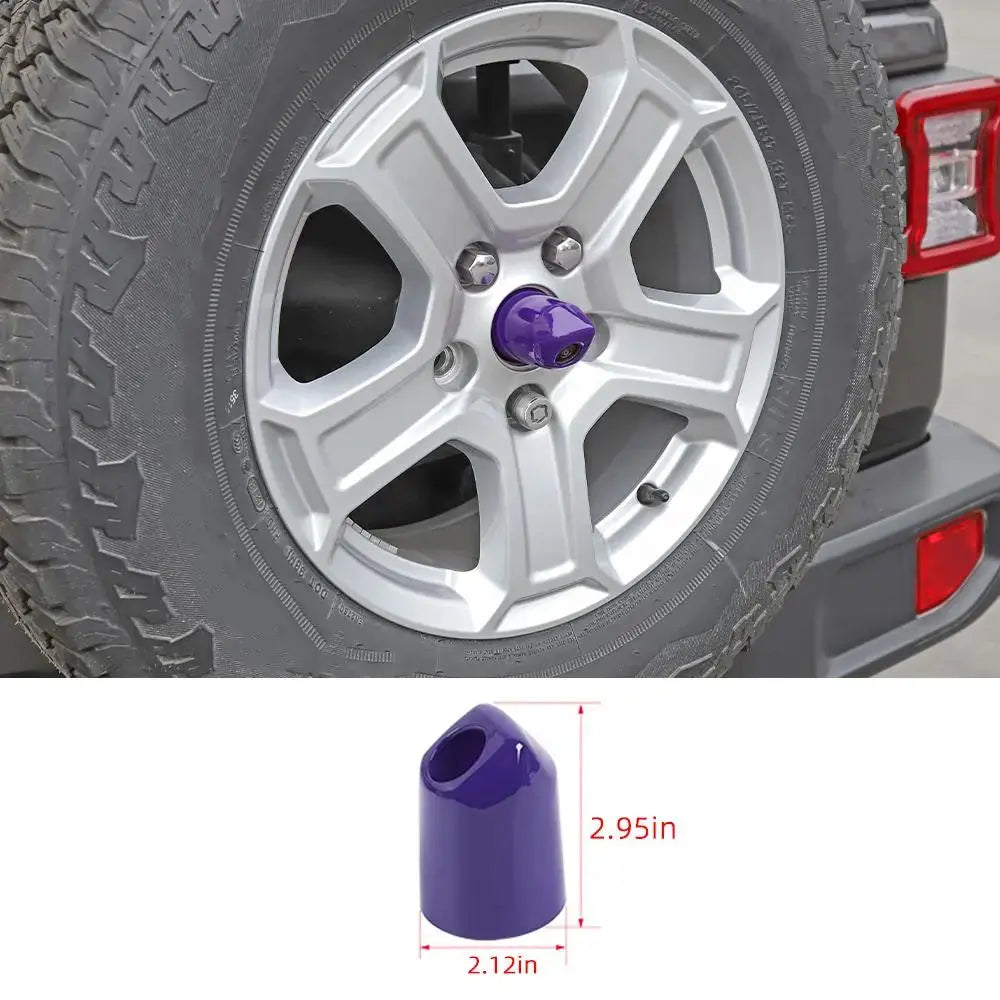 For 2018+ Jeep Wrangler JL JLU Rear Wheel Camera Decoration Cover Trim