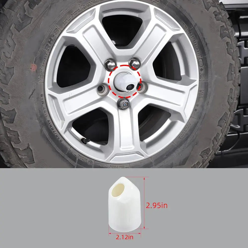 For 2018+ Jeep Wrangler JL JLU Rear Wheel Camera Decoration Cover Trim