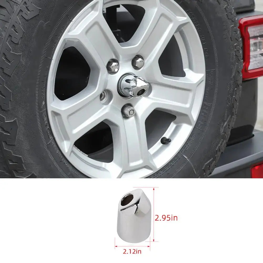For 2018+ Jeep Wrangler JL JLU Rear Wheel Camera Decoration Cover Trim
