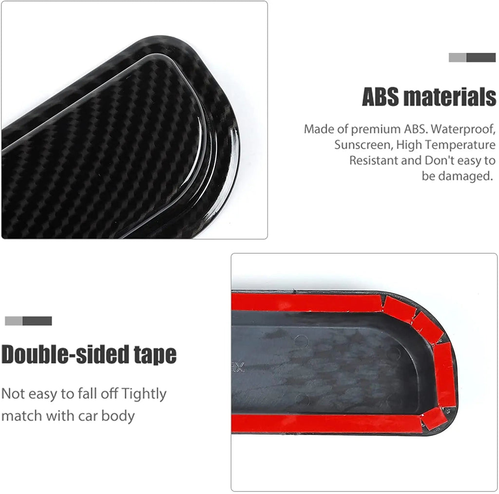 For 2018+ Jeep Wrangler JL JLU Rear Windshield Harness Protective Cover Trim 2pcs
