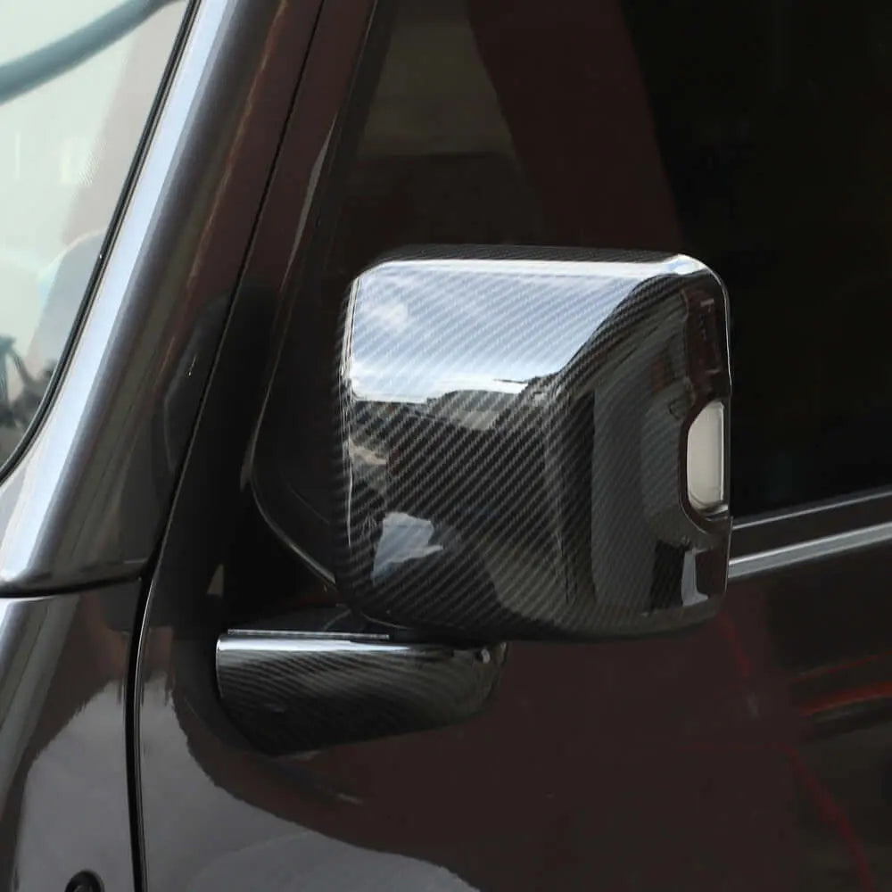 For 2018+ Jeep Wrangler JL JLU & Gladiator JT Side Mirror & Base Cover Trim – With Turn Signals Only, 6PCS