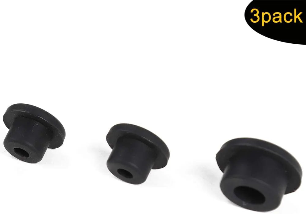For 2018+ Jeep Wrangler JL JLU Rubber Tailgate Plugs Sets, Removed Tire Carrier Bumper Anti-dust Waterproof, Black
