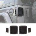 For 2018+ Jeep Wrangler JL JLU Smoked Tail Light Cover Halogen Lamp Guards Trim