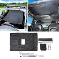 For 2018+ Jeep Wrangler JL JLU Sunshade Top Car Bed Rest Roof Hammock 2Door/4Door Black
