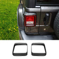 For 2018+ Jeep Wrangler JL JLU Tail Lamp Bezel Guard Cover Protector Trim (Applicable halogen lamps)