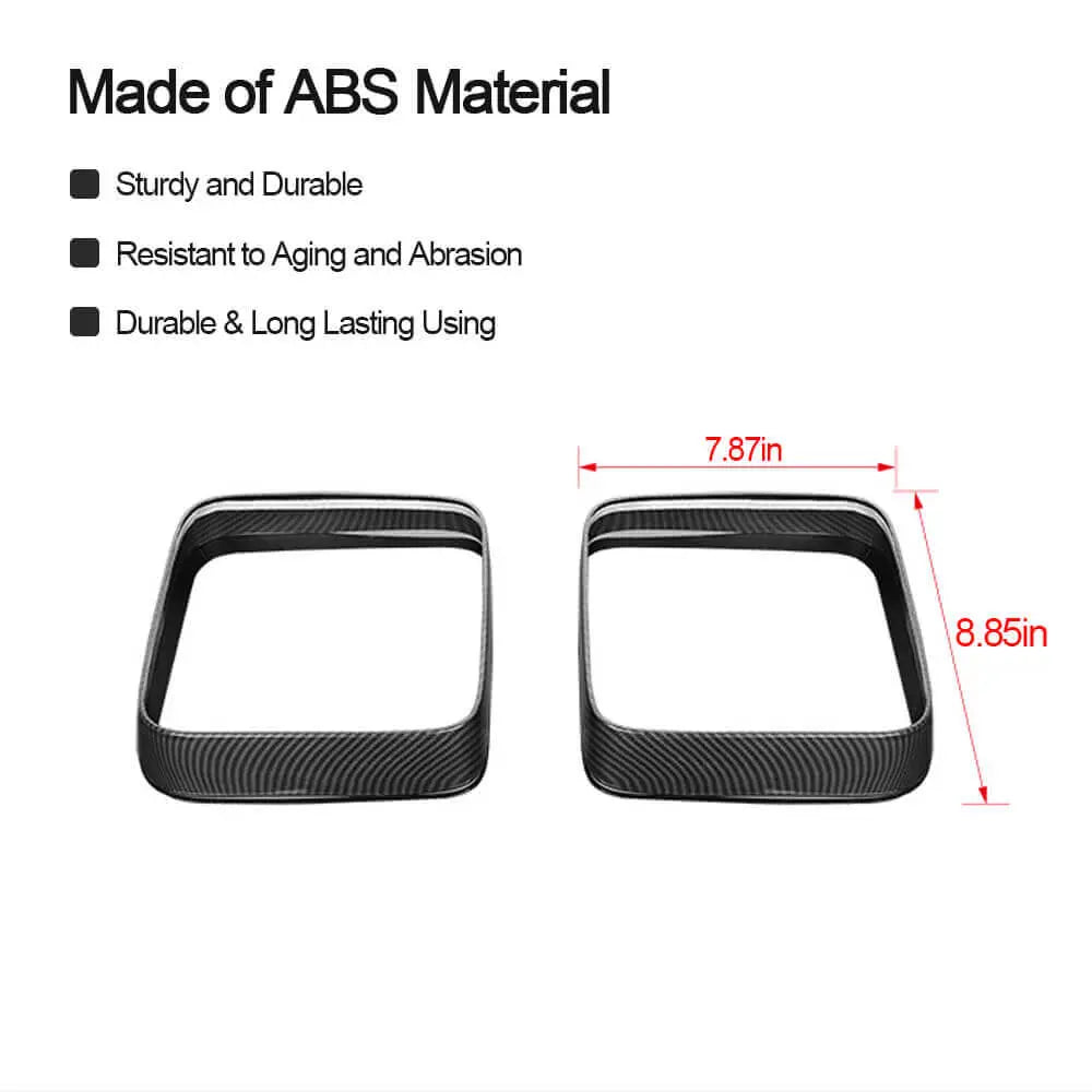For 2018+ Jeep Wrangler JL JLU Tail Lamp Bezel Guard Cover Protector Trim (Applicable halogen lamps)