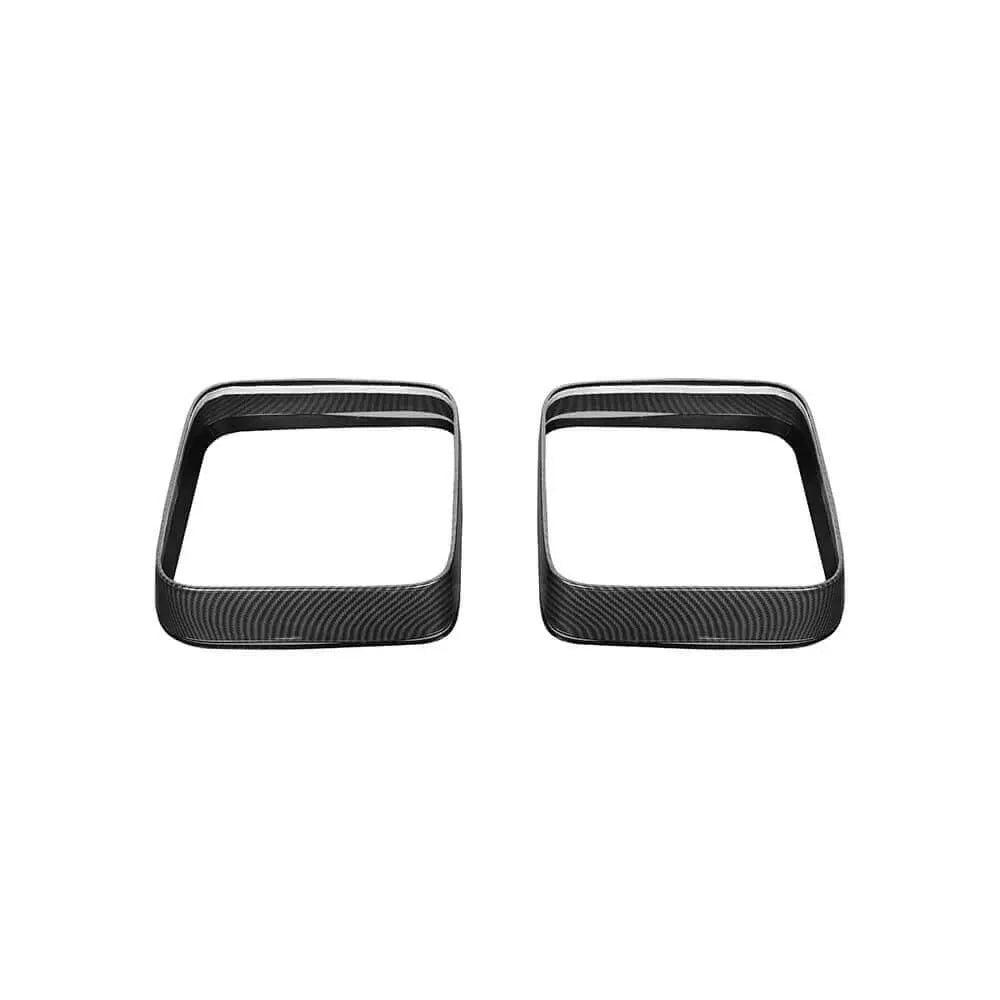 For 2018+ Jeep Wrangler JL JLU Tail Lamp Bezel Guard Cover Protector Trim (Applicable halogen lamps)