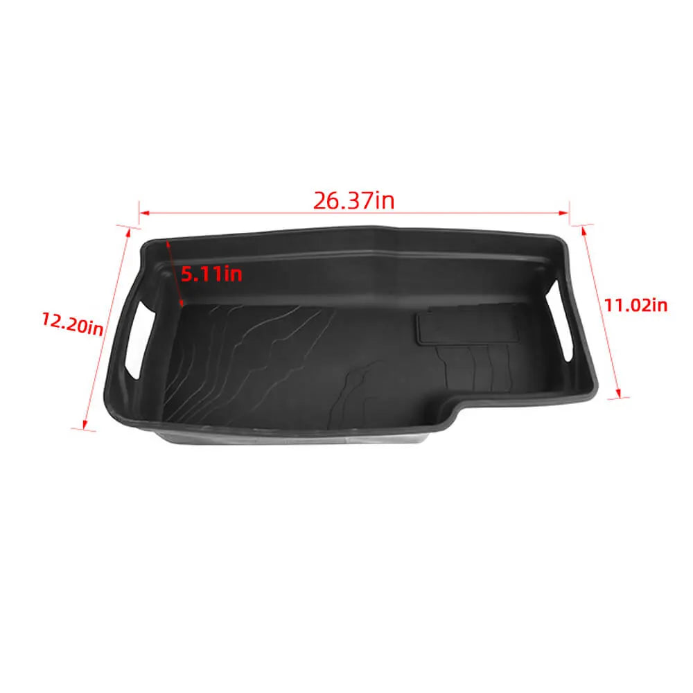 For 2018+ Jeep Wrangler JL JLU Trunk Cargo Area Tray Tub Liner Organizer Storage Box