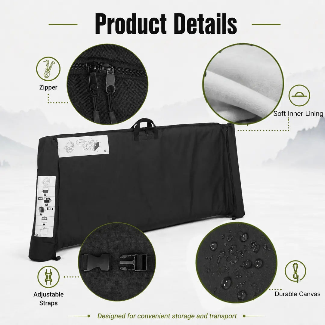 For 2018+ Jeep Wrangler JL JLU Trunk Soft Top Window Storage Bag