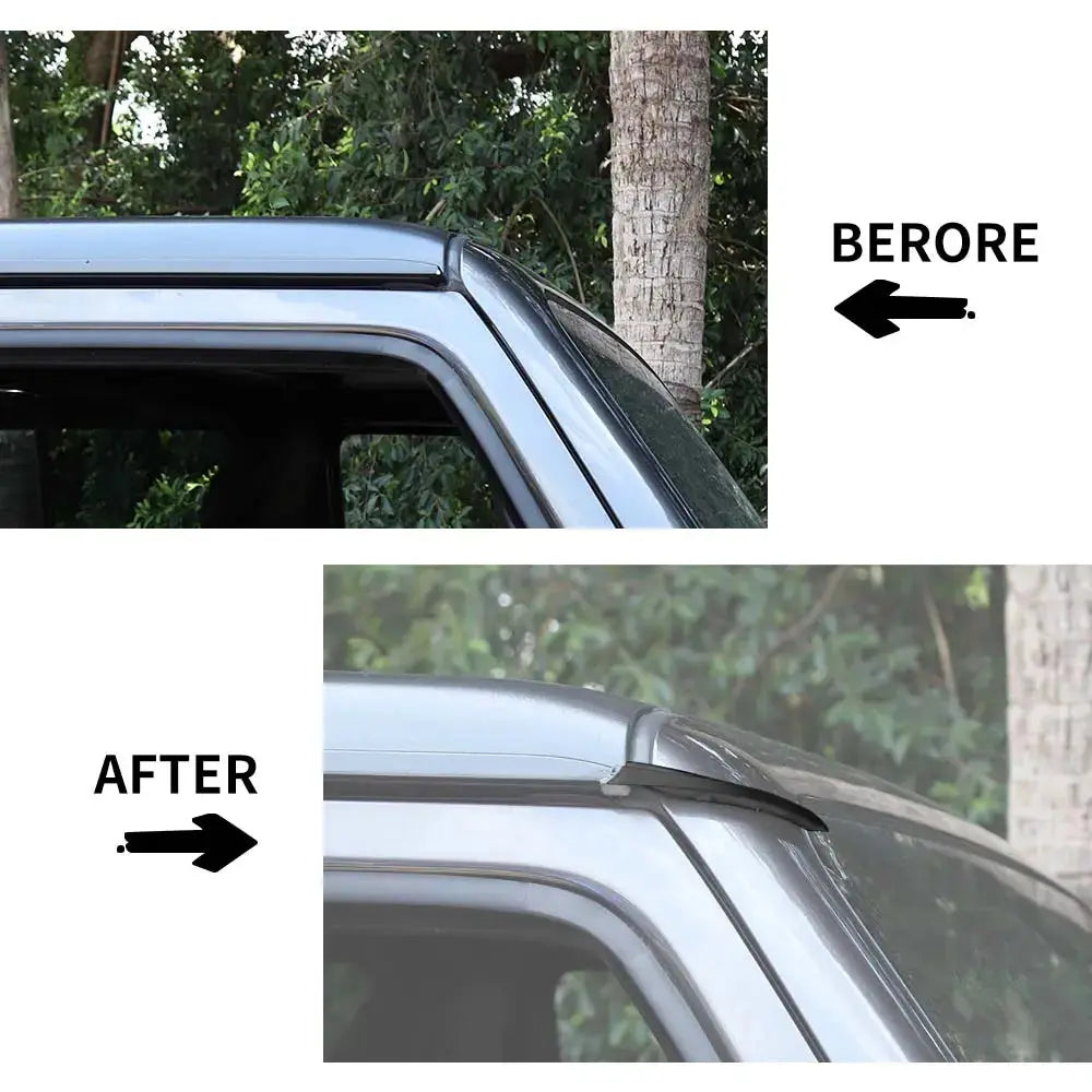 For 2018+ Jeep Wrangler JL JLU & Gladiator JT 1 Pair Hardtop Rain Diverter Drip Rail Extension Rain Gutter