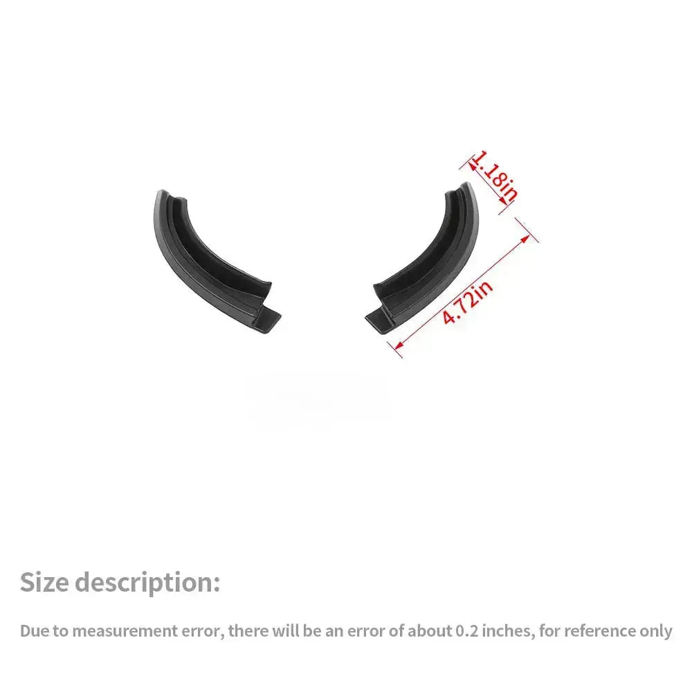 For 2018+ Jeep Wrangler JL JLU & Gladiator JT 1 Pair Hardtop Rain Diverter Drip Rail Extension Rain Gutter