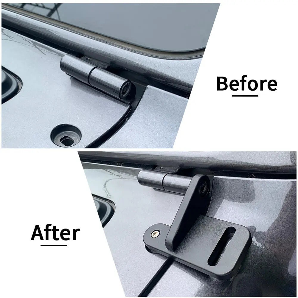 For 2018+ Jeep Wrangler JL JLU & Gladiator JT 2x A-pillar Light Lamp Pod Bracket Mount Support Aluminum