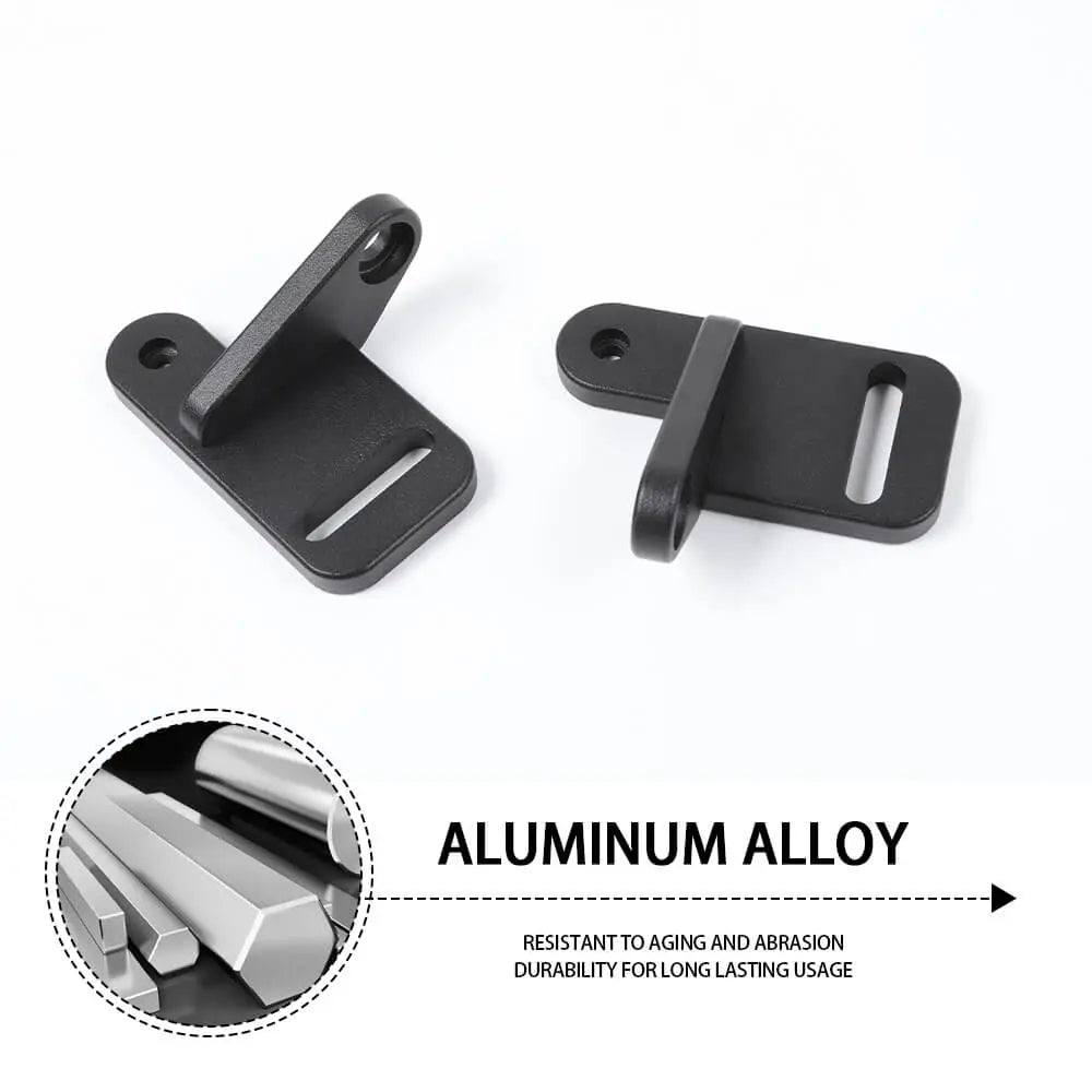For 2018+ Jeep Wrangler JL JLU & Gladiator JT 2x A-pillar Light Lamp Pod Bracket Mount Support Aluminum