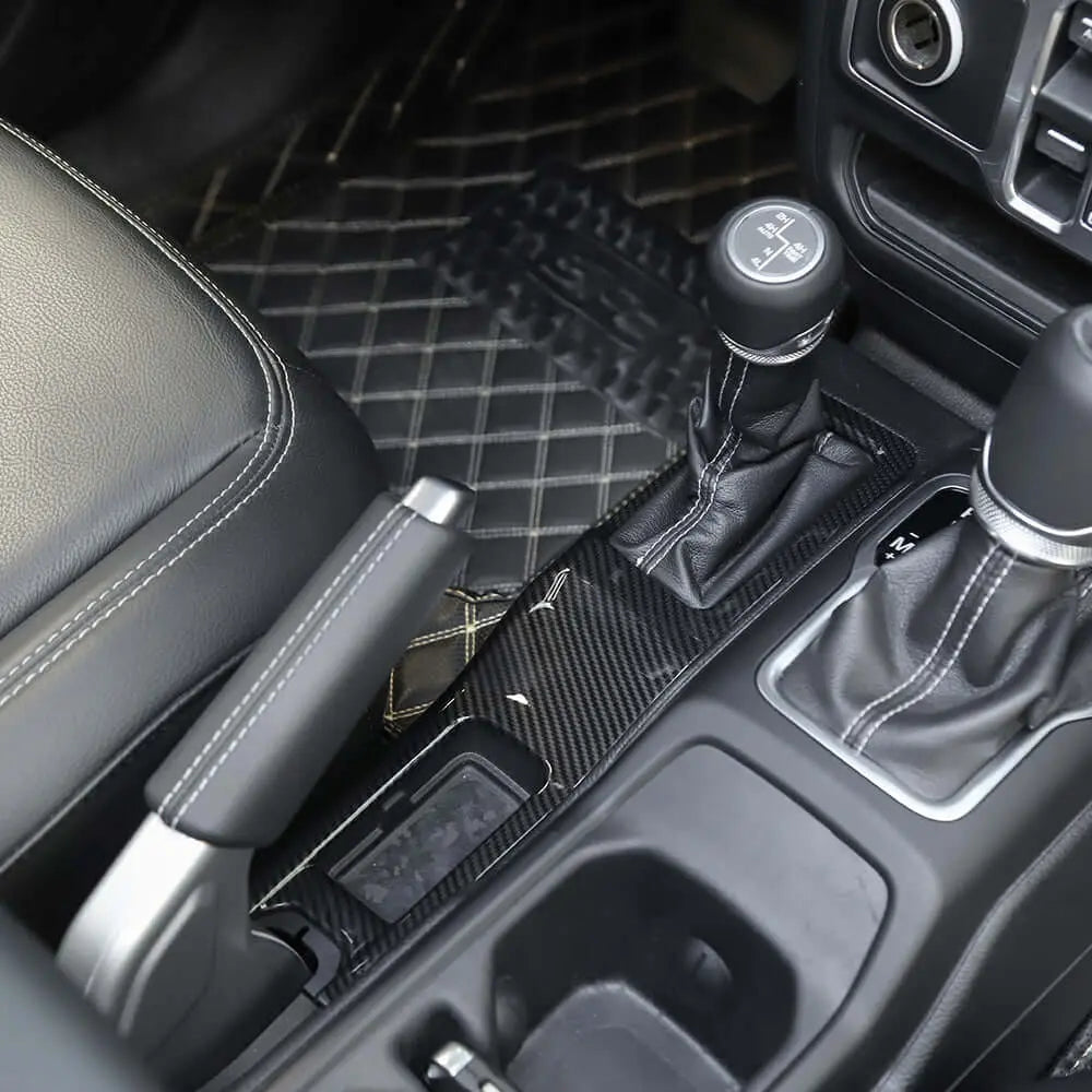 For 2018+ Jeep Wrangler JL JLU & Gladiator JT 4WD Four Wheel Drive Gear Shift Panel Cover Frame Trim
