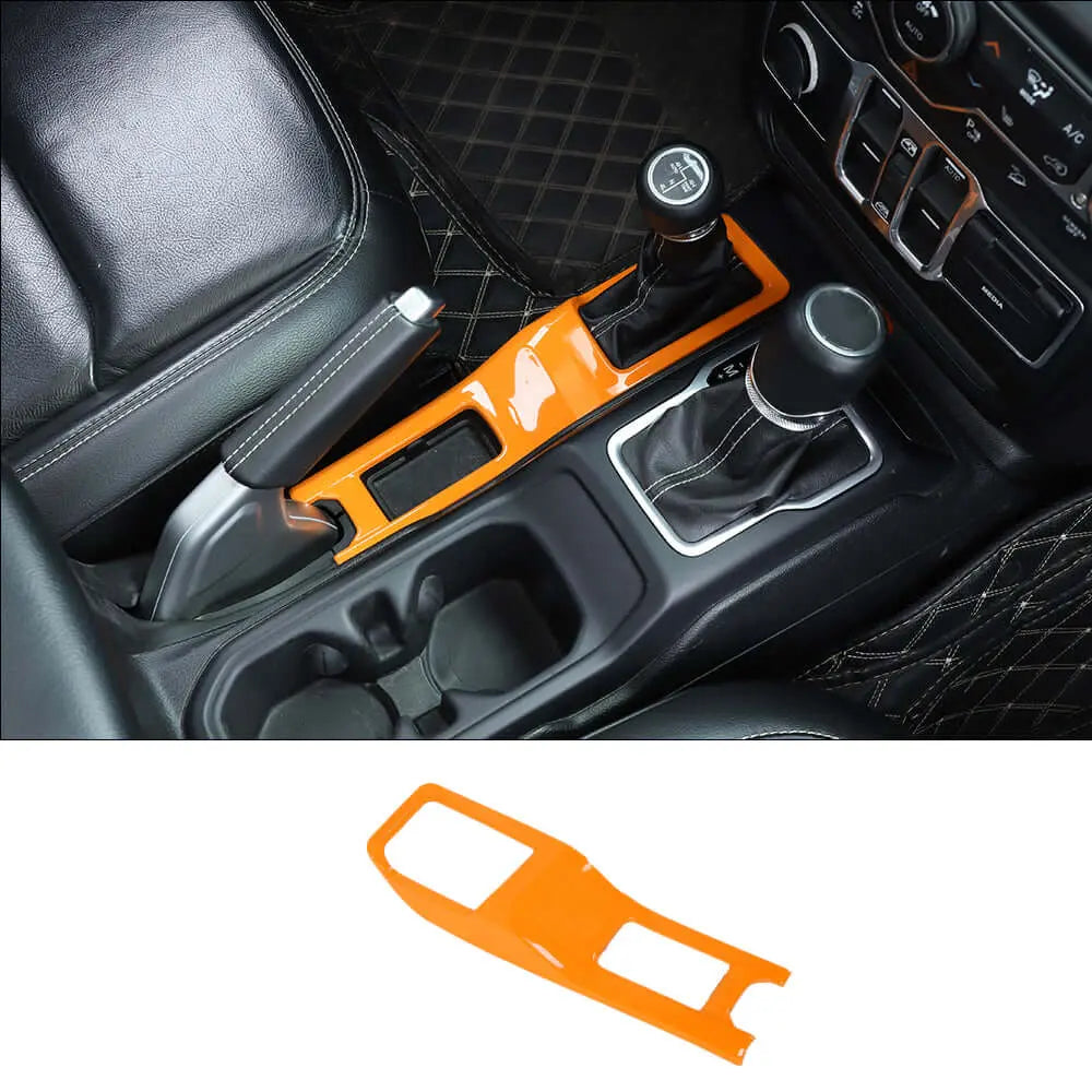For 2018+ Jeep Wrangler JL JLU & Gladiator JT 4WD Four Wheel Drive Gear Shift Panel Cover Frame Trim