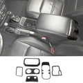 For 2018+ Jeep Wrangler JL, JLU & Gladiator JT 6PCS Gear Shift, Cup Holder & Rear Air Vent Accent Trim Kit