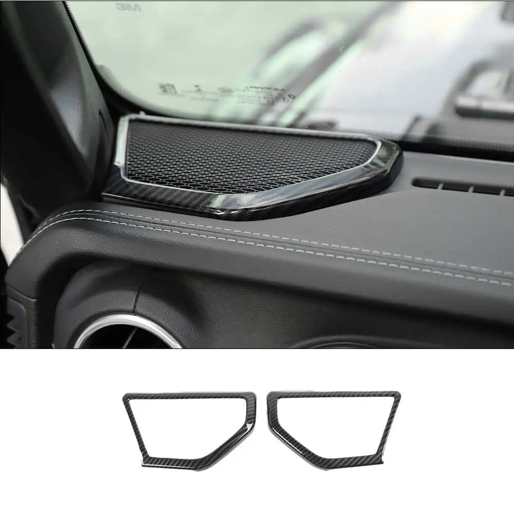 For 2018+ Jeep Wrangler JL/JLU & Gladiator JT A pillar Speaker Cover Trim – Interior Audio Accent