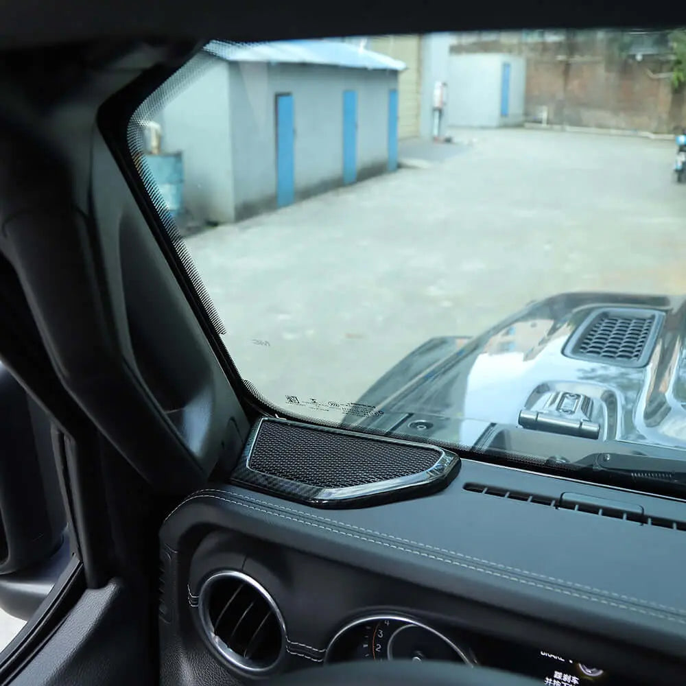 For 2018+ Jeep Wrangler JL/JLU & Gladiator JT A pillar Speaker Cover Trim – Interior Audio Accent