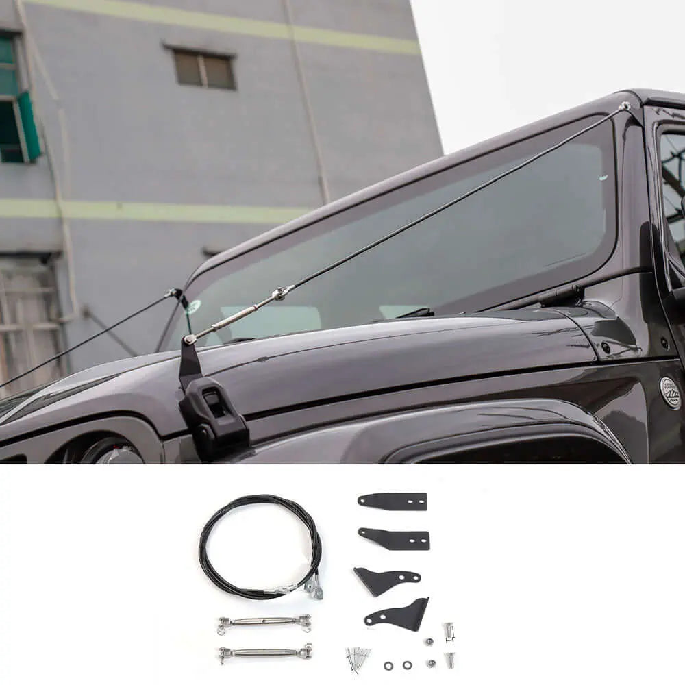 For 2018+ Jeep Wrangler JL JLU & Gladiator JT Adjustable Limb Riser Kit Black