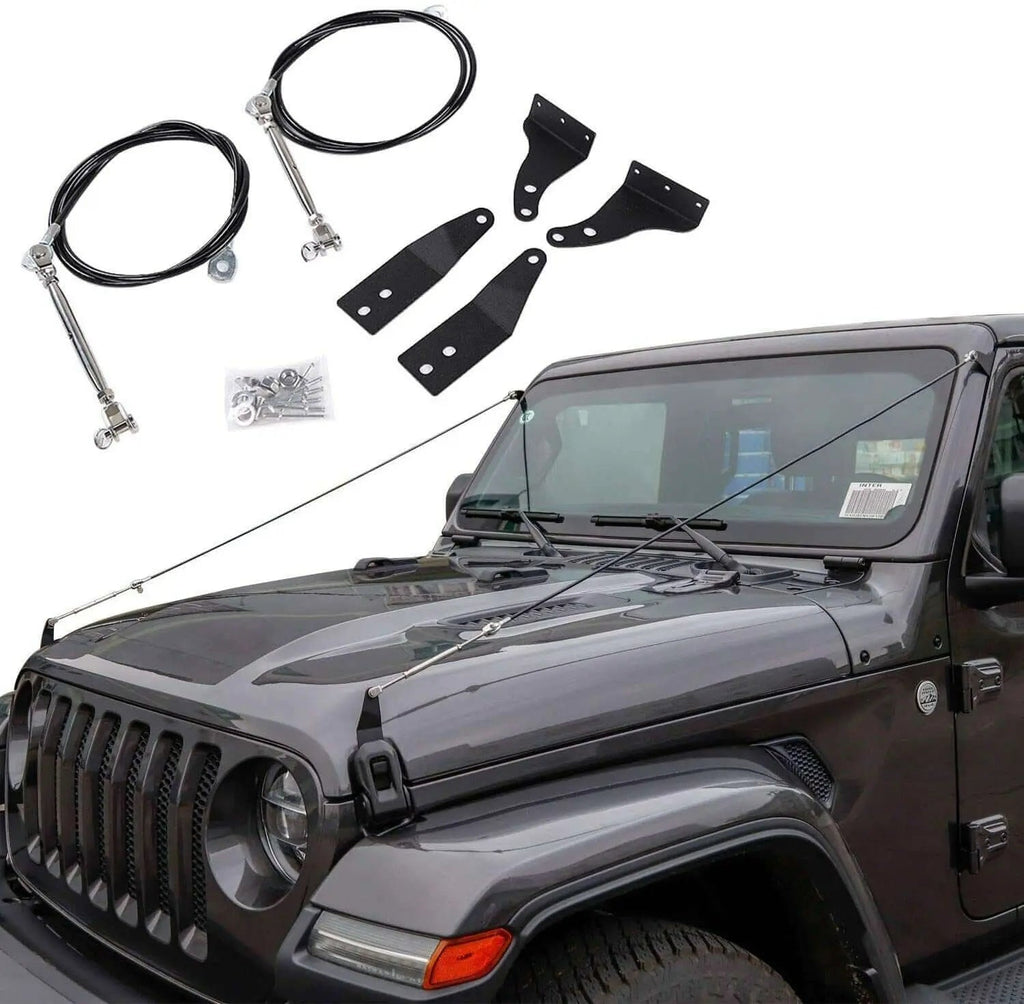 For 2018+ Jeep Wrangler JL JLU & Gladiator JT Adjustable Limb Riser Kit Black