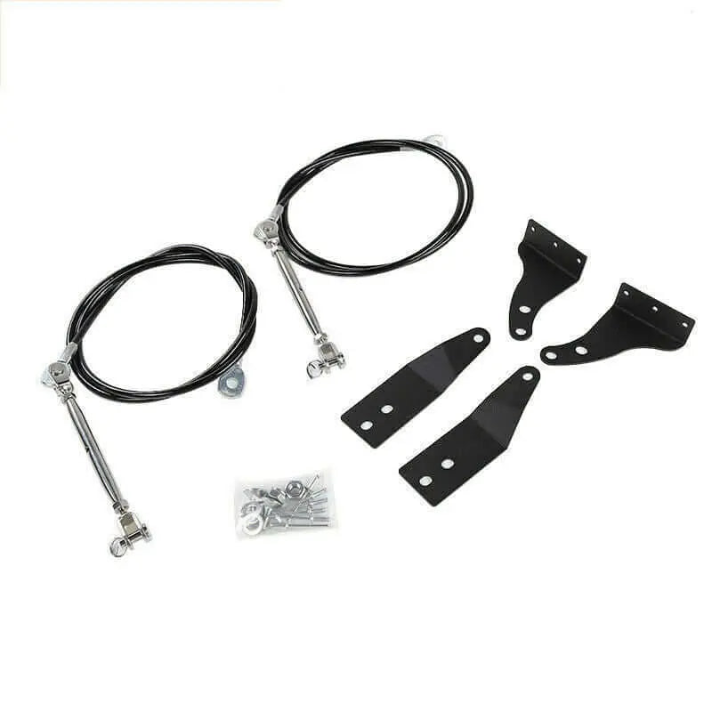 For 2018+ Jeep Wrangler JL JLU & Gladiator JT Adjustable Limb Riser Kit Black