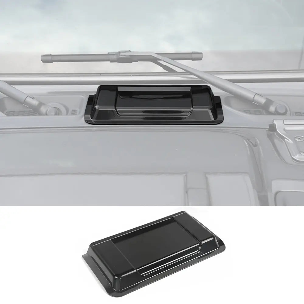 For 2018+ Jeep Wrangler JL JLU & Gladiator JT Air Intake Hood Vent Scoop Cover Trim ABS