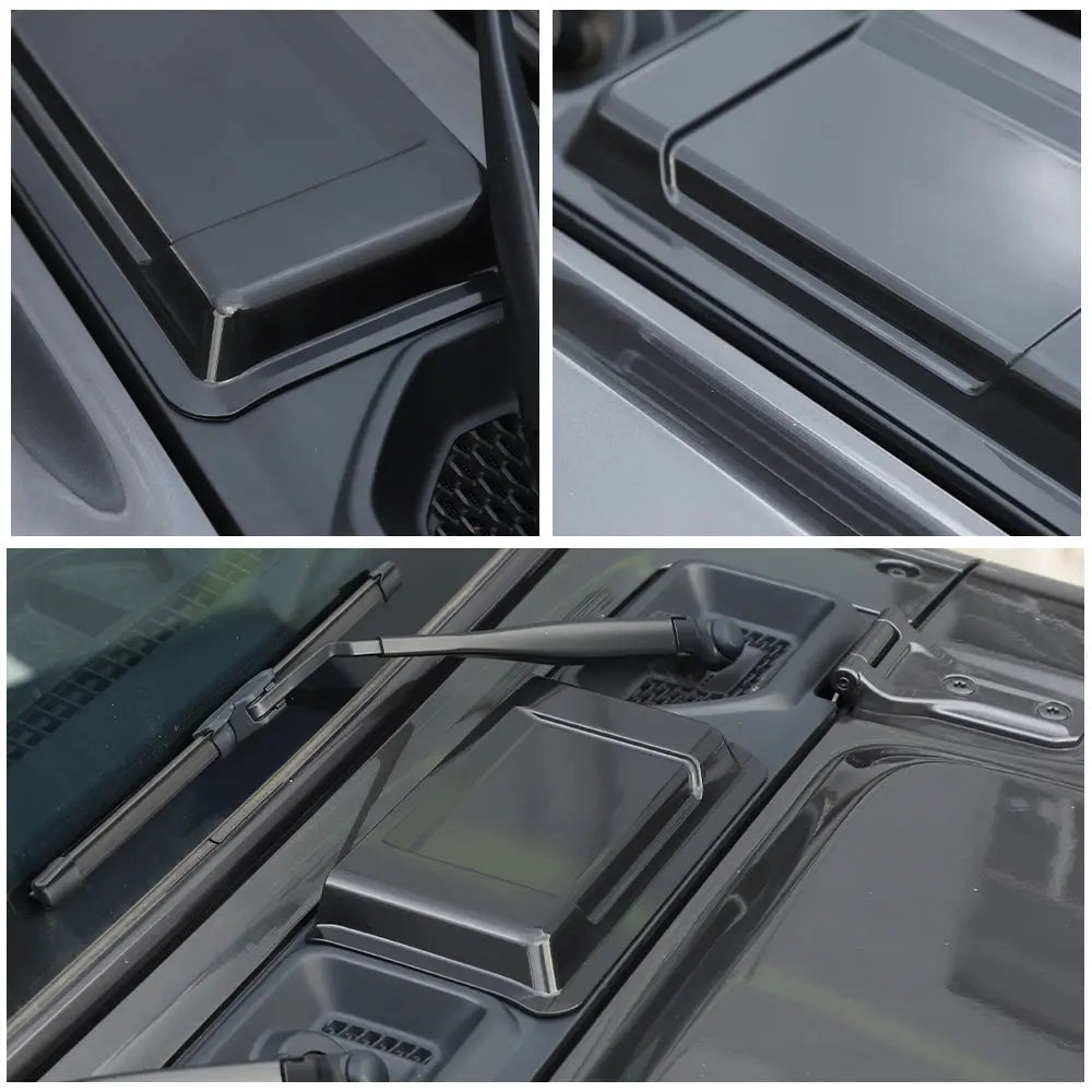 For 2018+ Jeep Wrangler JL JLU & Gladiator JT Air Intake Hood Vent Scoop Cover Trim ABS