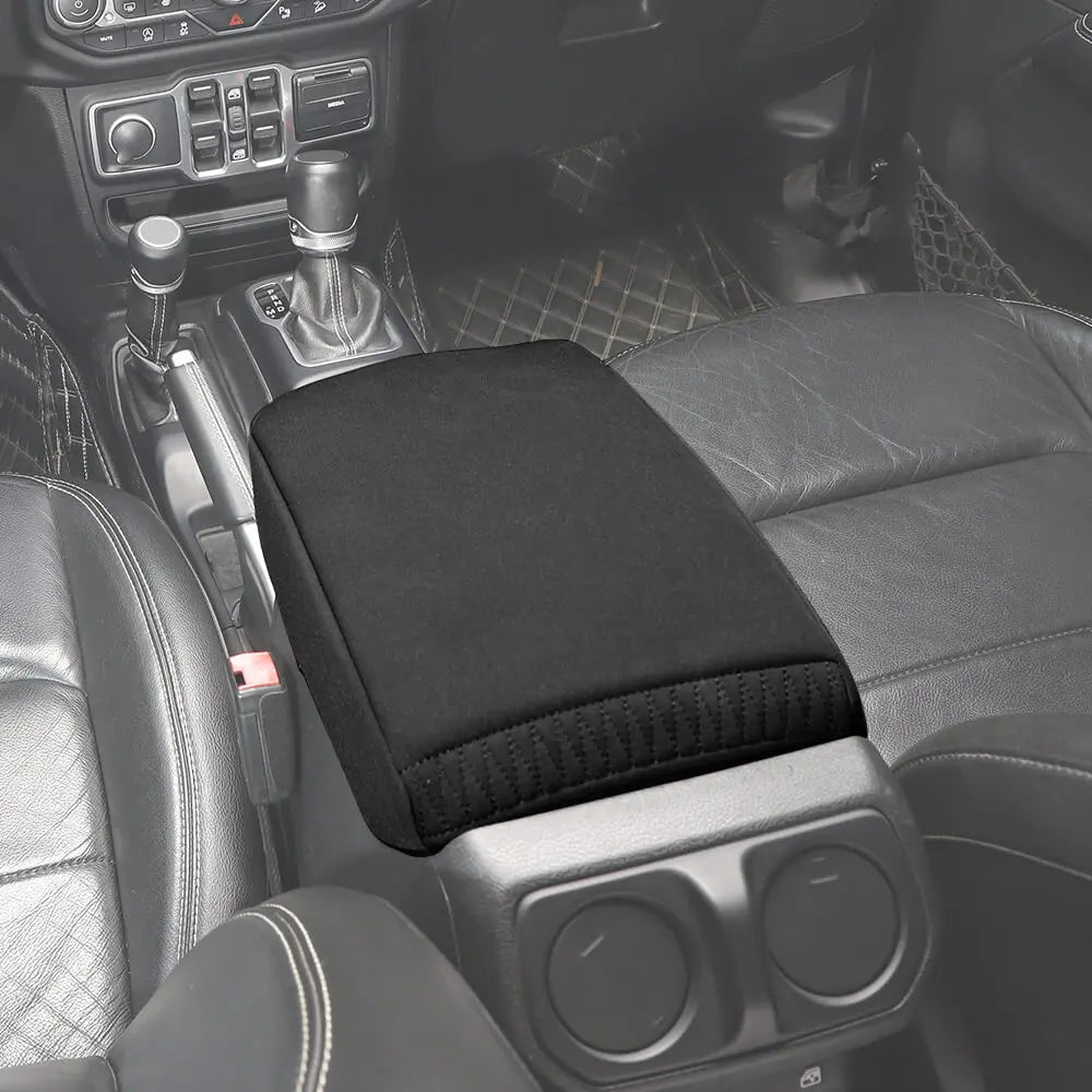 For 2018+ Jeep Wrangler JL JLU & Gladiator JT Center Console Armrest Pad Cover