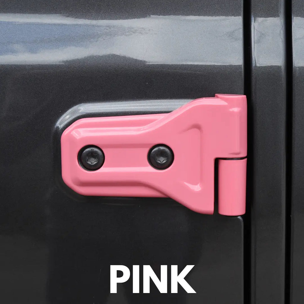 For 2018-2025 Jeep Wrangler JL JLU & Gladiator JT Door Hinge Covers Protector Decoration Trim Kit