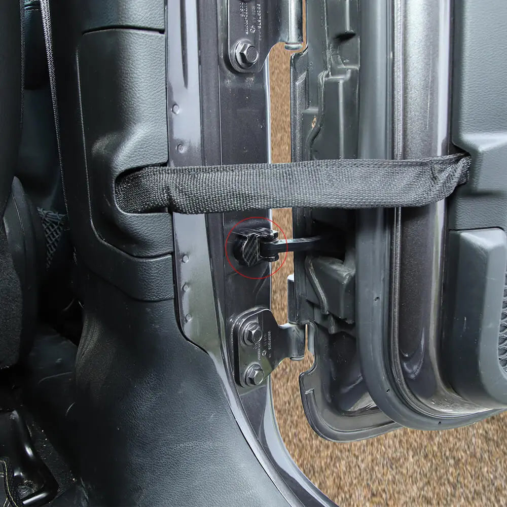 For 2018+ Jeep Wrangler JL JLU & Gladiator JT Door Limited Stopper Protective Cover Trim