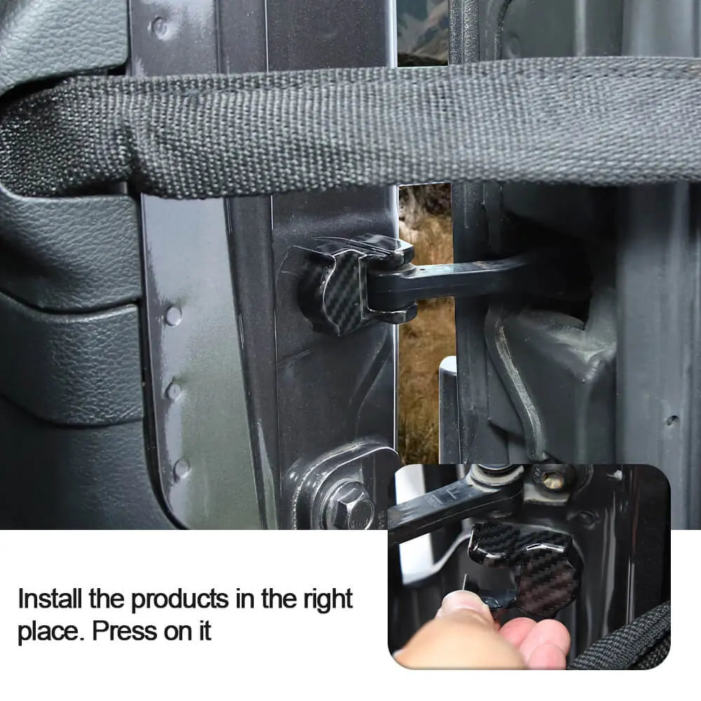 For 2018+ Jeep Wrangler JL JLU & Gladiator JT Door Limited Stopper Protective Cover Trim