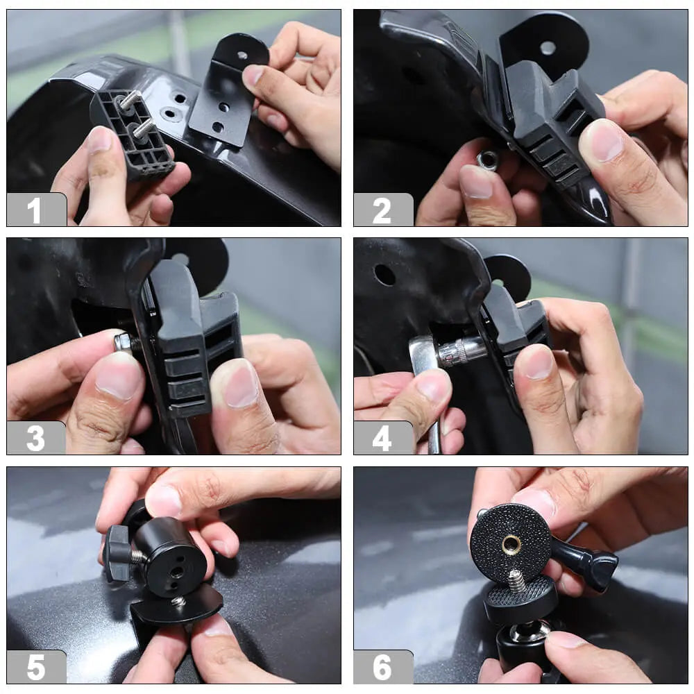 For 2018+ Jeep Wrangler JL JLU & Gladiator JT Engine Hood Action Camera Mount Bracket