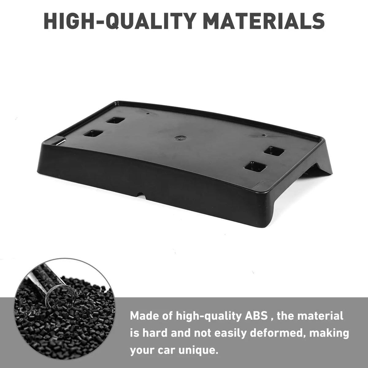 For 2018+ Jeep Wrangler JL JLU & Gladiator JT Front License Plate Mounting Bracket