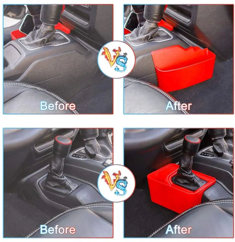For 2018+ Jeep Wrangler JL JLU & Gladiator JT Gear Shift Center Console Storage Tray Box