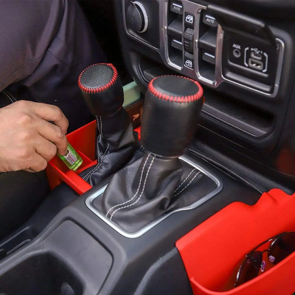 For 2018+ Jeep Wrangler JL JLU & Gladiator JT Gear Shift Center Console Storage Tray Box