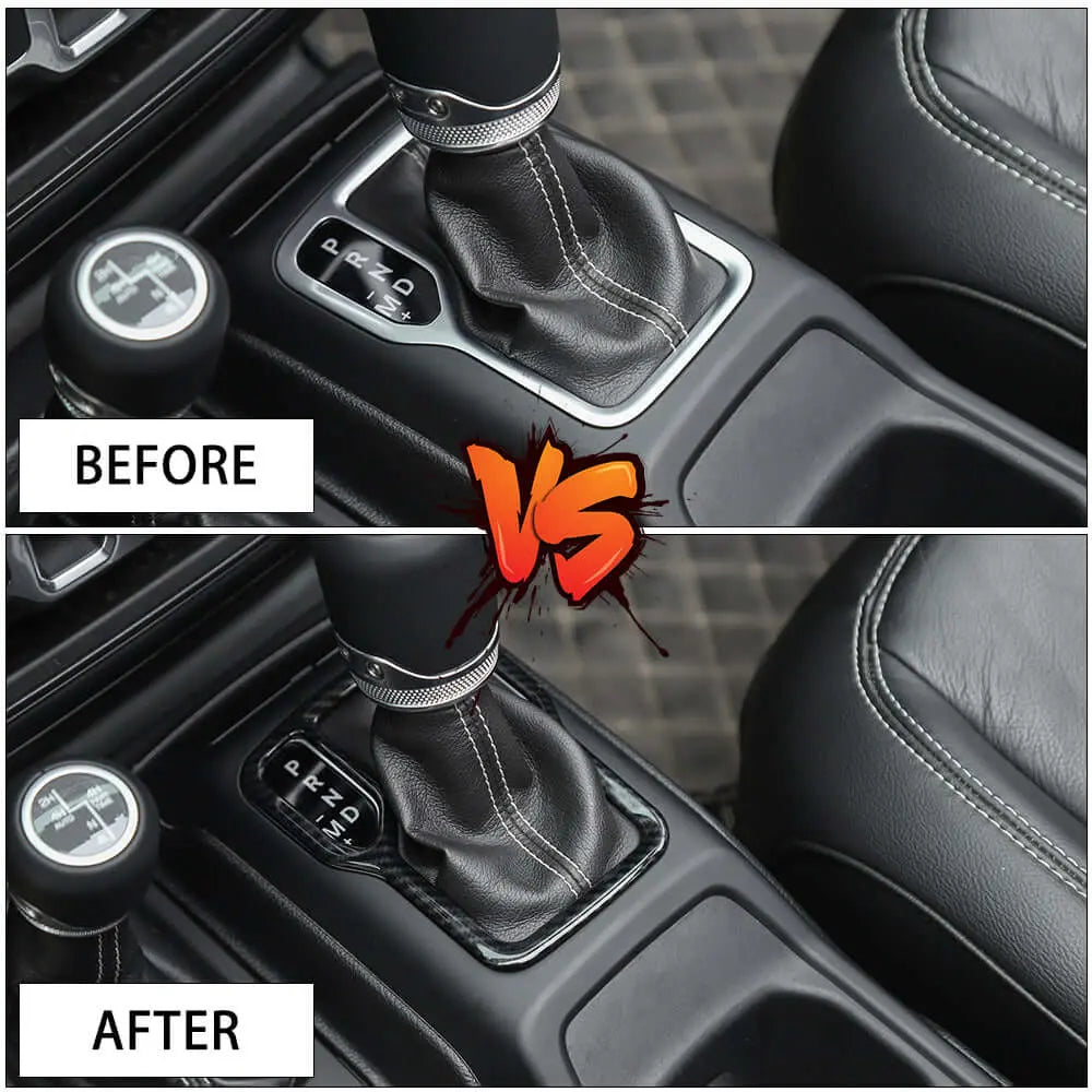 For 2018+ Jeep Wrangler JL JLU & Gladiator JT Gear Shift Panel Trim Cover Frame