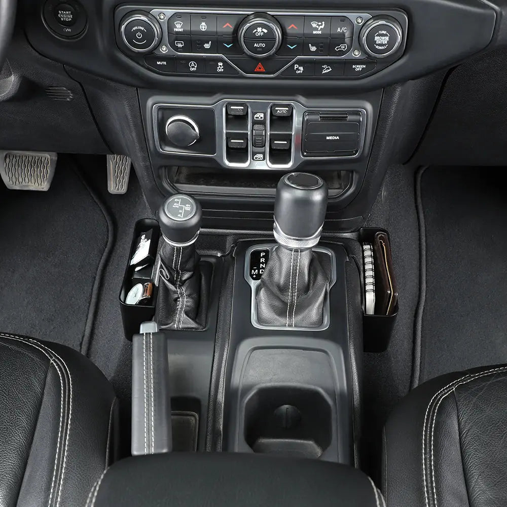 For 2018+ Jeep Wrangler JL JLU & Gladiator JT Gear Shift Storage Box Center Console Tray Organizer