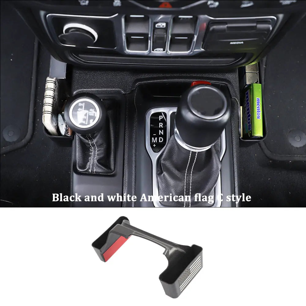 For 2018+ Jeep Wrangler JL JLU & Gladiator JT Gear Shift Storage Box Center Console Tray Organizer