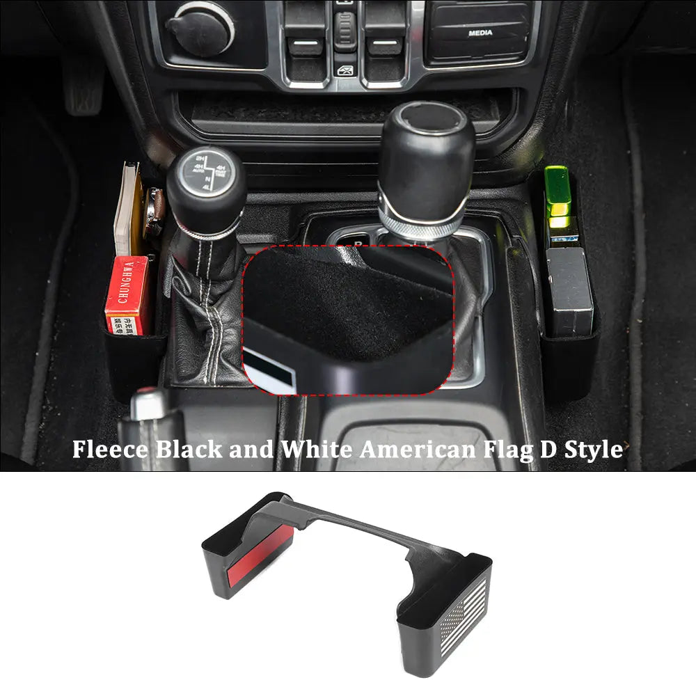 For 2018+ Jeep Wrangler JL JLU & Gladiator JT Gear Shift Storage Box Center Console Tray Organizer
