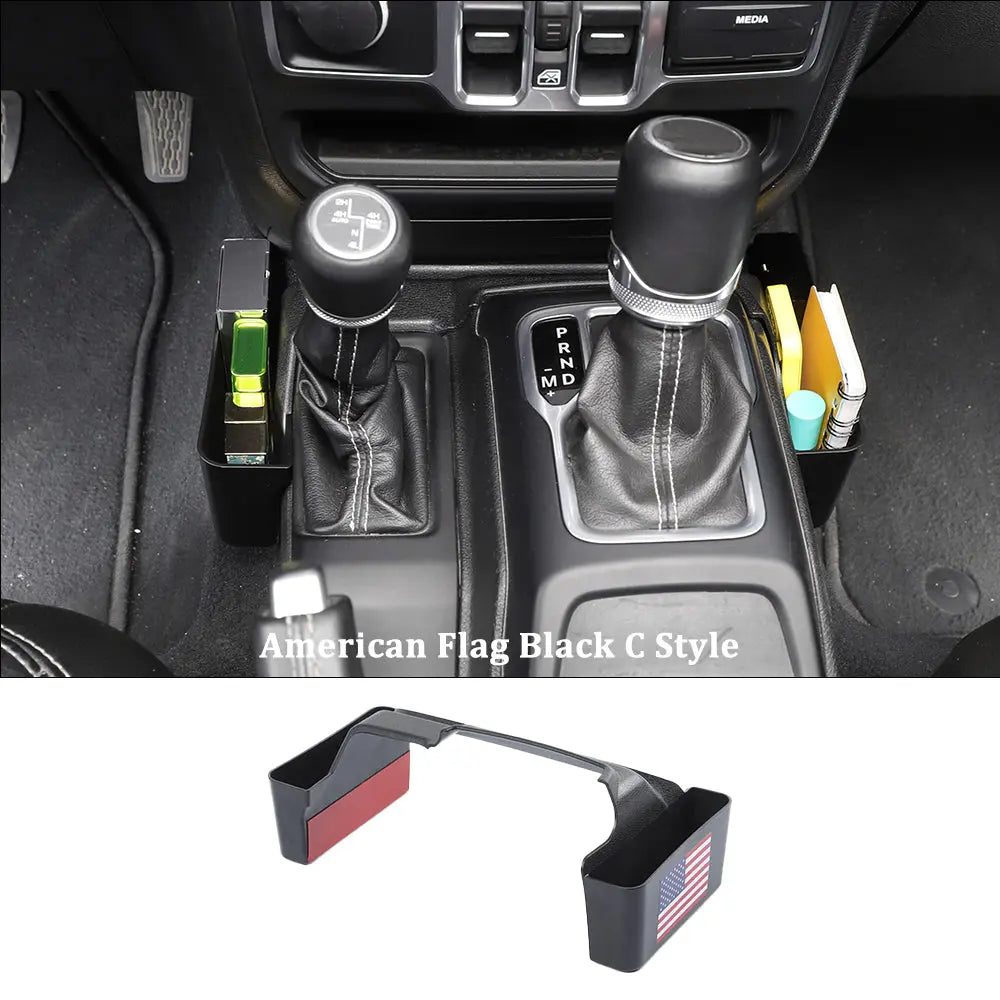 For 2018+ Jeep Wrangler JL JLU & Gladiator JT Gear Shift Storage Box Center Console Tray Organizer