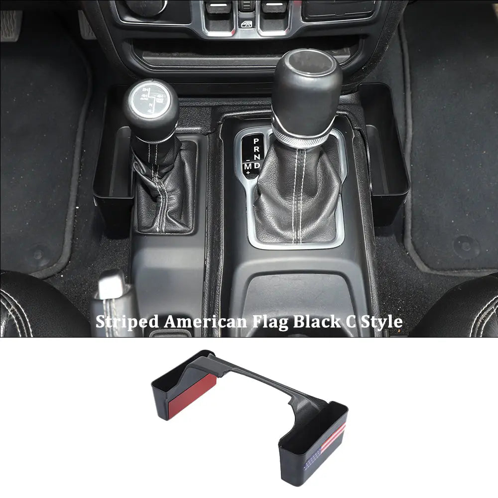 For 2018+ Jeep Wrangler JL JLU & Gladiator JT Gear Shift Storage Box Center Console Tray Organizer