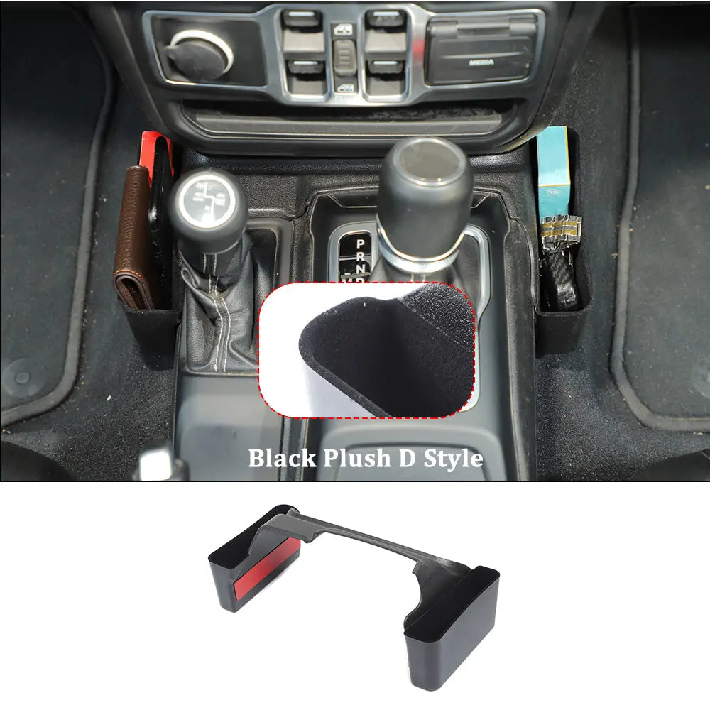 For 2018+ Jeep Wrangler JL JLU & Gladiator JT Gear Shift Storage Box Center Console Tray Organizer