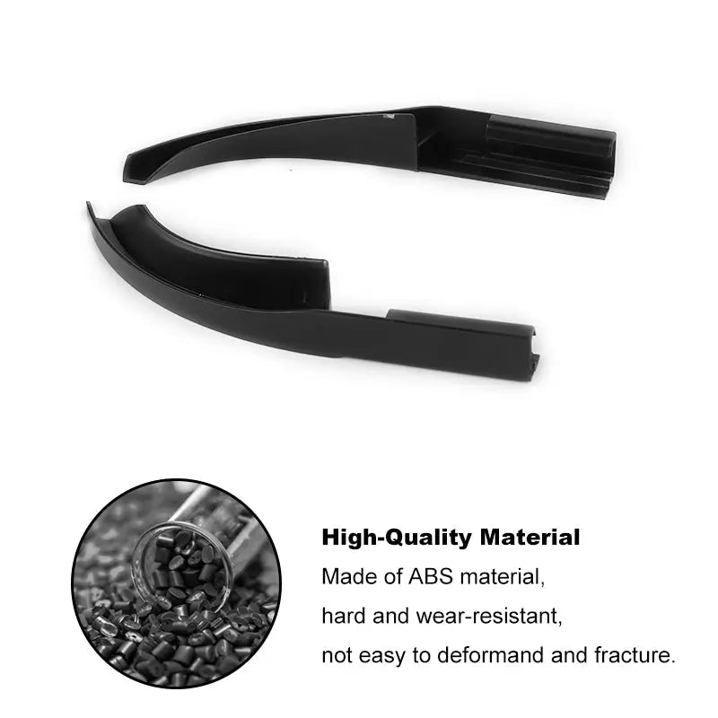 For 2018+ Jeep Wrangler JL JLU & Gladiator JT Hardtop Rain Diverter Extension Drip Rail Rain Gutter