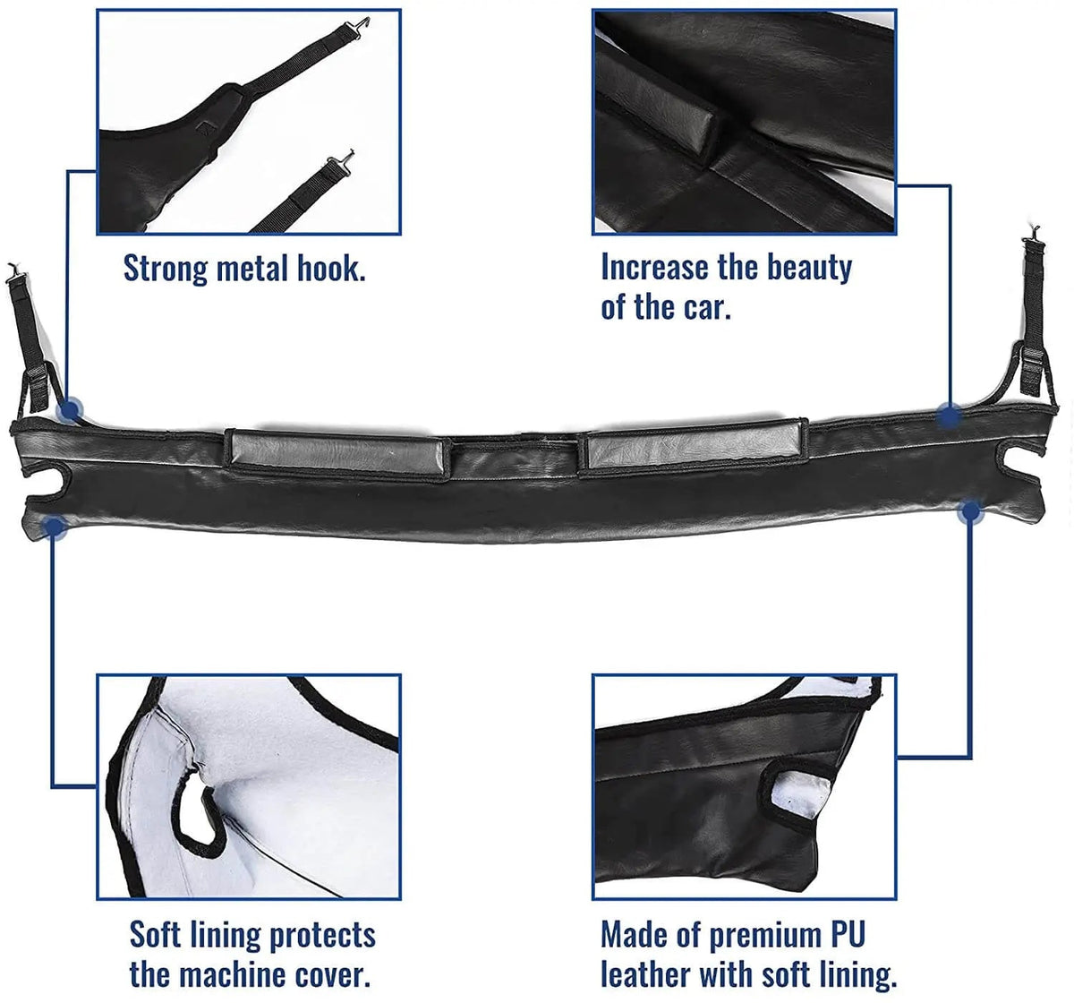 For 2018+ Jeep Wrangler JL JLU & Gladiator JT Hood Bra Cover Protector