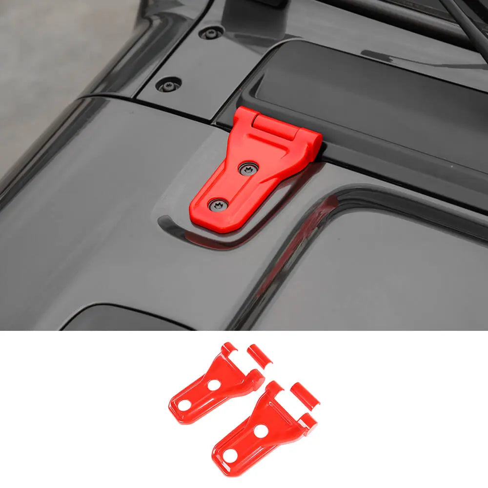 For 2018+ Jeep Wrangler JL JLU & Gladiator JT Mojave Hood Hinge Cover Trim B-Style （Rubicon 392 & Gladiator Mojave ）