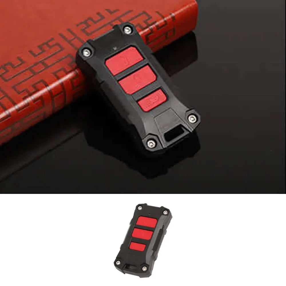 For 2018+ Jeep Wrangler JL JLU & Gladiator JT Key Fob Cover Case Skin Trim ABS