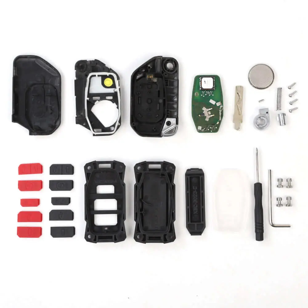 For 2018+ Jeep Wrangler JL JLU & Gladiator JT Key Fob Cover Case Skin Trim ABS