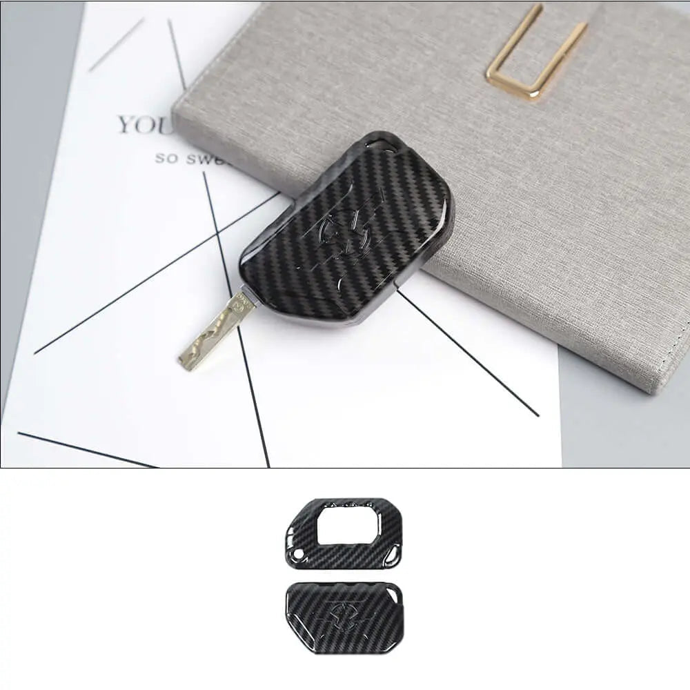 For 2018+ Jeep Wrangler JL JLU & Gladiator JT Key Fob Cover Skin Case Protection Key Replacement